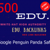 Buy 500 High Authority Edu Backlinks
