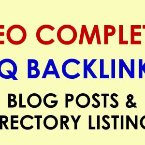 1 Month SEO Package - Buy 100 Blog Posts and 50 Directory Backlinks