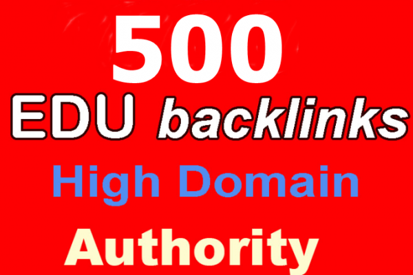 Buy 500 Edu Backlinks