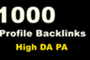 Buy 1000 Profile Backlinks