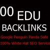 500 Edu Backlinks