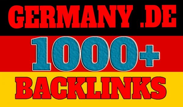 Buy 1000 German Backlinks – Buy 1000 DE Backlinks