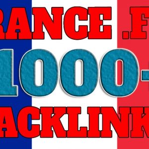 Buy 1000 French Backlinks - Buy 1000 FR Backlinks